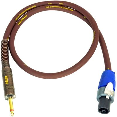 Markbass Super Power 1m JS Marron - câble pour haut-parleur - Publicité Markbass Super Power 1m JS Marron - câble pour haut-parleur - Publicité