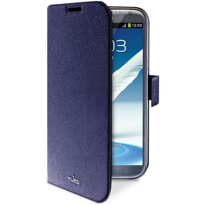 PURO GNOTE2BOOKSBLUE - Custodia per Telefono - Blu - Galaxy Note 2 PURO GNOTE2BOOKSBLUE - Custodia per Telefono - Blu - Galaxy Note 2