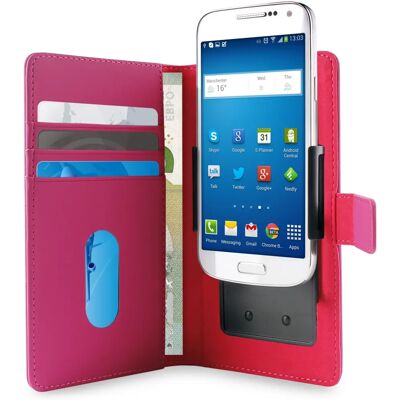 Puro UNIWALLET3PNKM Telefoonhoesje - Roze Puro UNIWALLET3PNKM Telefoonhoesje - Roze