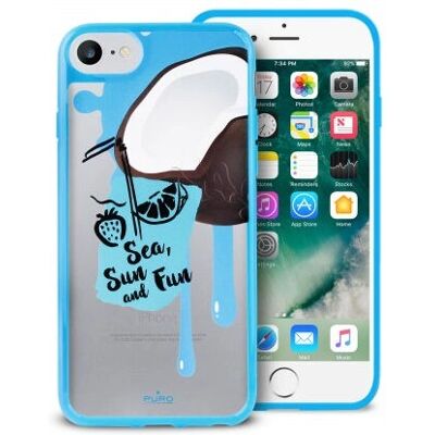 Puro - Crystal Cover - Blauw - Apple iPhone 7/8/SE 2020 Puro - Crystal Cover - Blauw - Apple iPhone 7/8/SE 2020