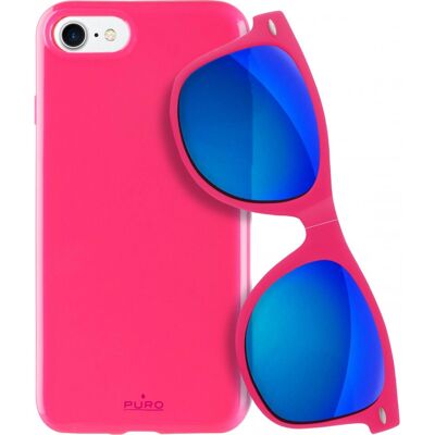 PURO Sunny Kit - Handyhülle Set mit Sonnenbrille Pink PURO Sunny Kit - Handyhülle Set mit Sonnenbrille Pink