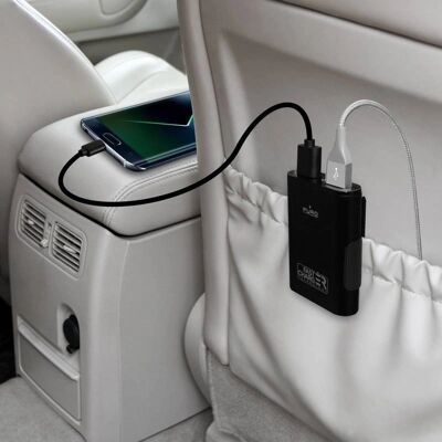 Cargador de Coche Puro USB 2 Puertos 4 Dispositivos Cargador de Coche Puro USB 2 Puertos 4 Dispositivos