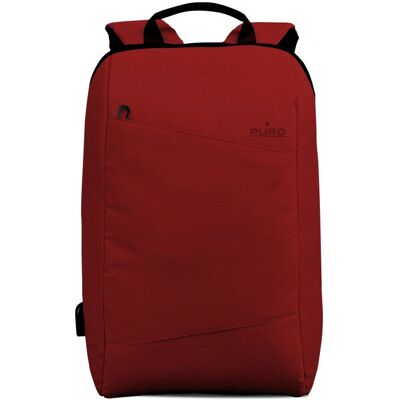 Sac à dos PURO Byday - Compatible 15.6" - Rouge - Publicité Sac à dos PURO Byday - Compatible 15.6" - Rouge - Publicité