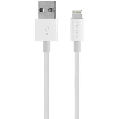 Cabo Lightning PURO PWCAPLTWHI - 1m Branco Cabo Lightning PURO PWCAPLTWHI - 1m Branco