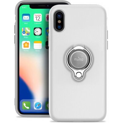 Puro iPhone X XS Weiß Schutz Hülle mit Ständer Puro iPhone X XS Weiß Schutz Hülle mit Ständer