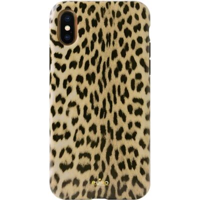 Puro Leopard iPhone Xs Max Case - Shockproof, Flexible Puro Leopard iPhone Xs Max Case - Shockproof, Flexible