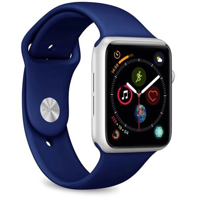 Bracelet en silicone Puro Icon pour Apple Watch Marine - Bracelet pour Apple Watch - Publicité Bracelet en silicone Puro Icon pour Apple Watch Marine - Bracelet pour Apple Watch - Publicité
