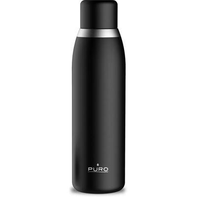 Puro WB500SMART1BLK Bouteille en Acier Inoxydable Noire Puro WB500SMART1BLK Bouteille en Acier Inoxydable Noire