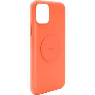 Puro iPhone 11 Orange Magnetic Silicone Case - Protective & Stylish Puro iPhone 11 Orange Magnetic Silicone Case - Protective & Stylish