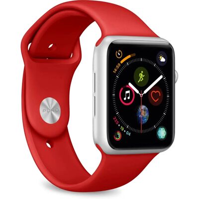Correa de Silicona Puro para Apple Watch - Rojo - Accesorios Deportivos Correa de Silicona Puro para Apple Watch - Rojo - Accesorios Deportivos