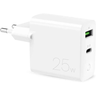 PURO Mini Nopea Matkalaite - 25W USB-C & USB-A PURO Mini Nopea Matkalaite - 25W USB-C & USB-A