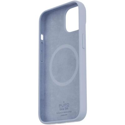 PURO PURO Icon Silikon Hülle für iPhone 14 Plus MagSafe Blau - Smartphone Hülle PURO PURO Icon Silikon Hülle für iPhone 14 Plus MagSafe Blau - Smartphone Hülle