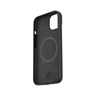 Puro Icon Silikonhülle für iPhone 14 Pro - Schwarz & MagSafe Puro Icon Silikonhülle für iPhone 14 Pro - Schwarz & MagSafe