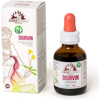 Erbenobili Diurvin - Natural Diuretic Supplement for Water Retention - 50ml Erbenobili Diurvin - Natural Diuretic Supplement for Water Retention - 50ml