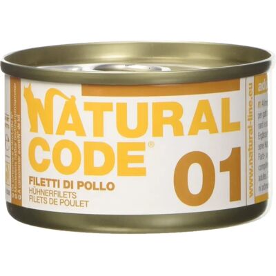 Cibo per Gatti Natural Code - 85g - Adulto, Pollame, Pesce Cibo per Gatti Natural Code - 85g - Adulto, Pollame, Pesce