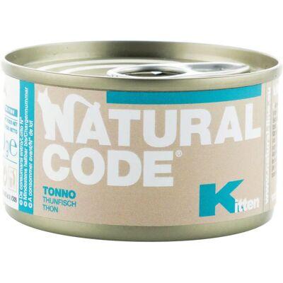 Natural Code Kitten Tonno 85g - Cibo completo per gattini Natural Code Kitten Tonno 85g - Cibo completo per gattini