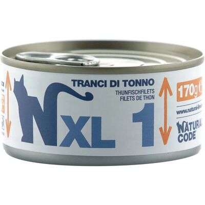 Natural Line srl Natural Code XL1 Cibo per gatti al tonno - 170g Natural Line srl Natural Code XL1 Cibo per gatti al tonno - 170g