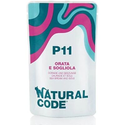 Natural Line Pouches P11 Pesce & Sogliola 70g - Cibo per gatti Natural Line Pouches P11 Pesce & Sogliola 70g - Cibo per gatti
