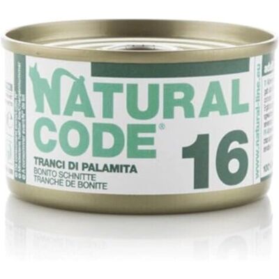 Natural Code Cibo per Gatti Tonno e Salmone - 85g Natural Code Cibo per Gatti Tonno e Salmone - 85g