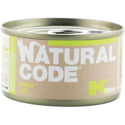 Natural Code Gattino con Pollo - Cibo per Gatti 85g Natural Code Gattino con Pollo - Cibo per Gatti 85g