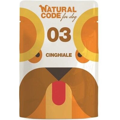 Natural Code P03 Cinghiale Cibo per Cani Adulti Natural Code P03 Cinghiale Cibo per Cani Adulti