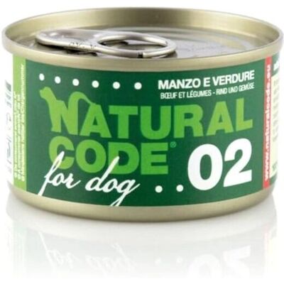 Natural Code Cane 02 Manzo e Verdure - Cibo per cani Natural Code Cane 02 Manzo e Verdure - Cibo per cani