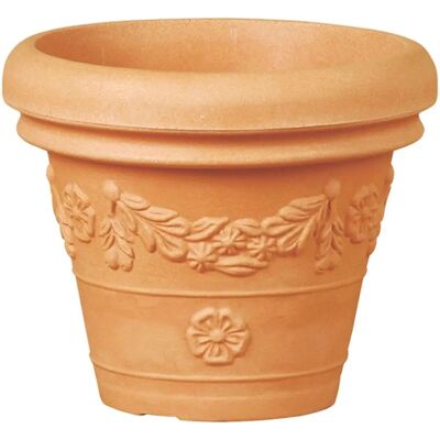 TERAPLAST - Vaso Festonato Classic - 60 cm - Plastik - Gartentopf TERAPLAST - Vaso Festonato Classic - 60 cm - Plastik - Gartentopf