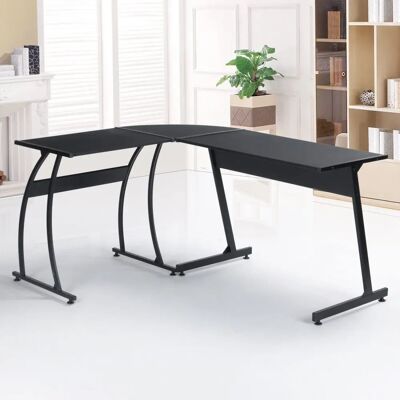 DIMAPLAST - Scrivania Angolare - Zwart - Desk DIMAPLAST - Scrivania Angolare - Zwart - Desk