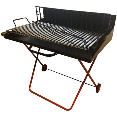 AgriEuro Premium Line Small - Barbecue en acier inoxydable - Portable - 45x34 cm - Publicité AgriEuro Premium Line Small - Barbecue en acier inoxydable - Portable - 45x34 cm - Publicité