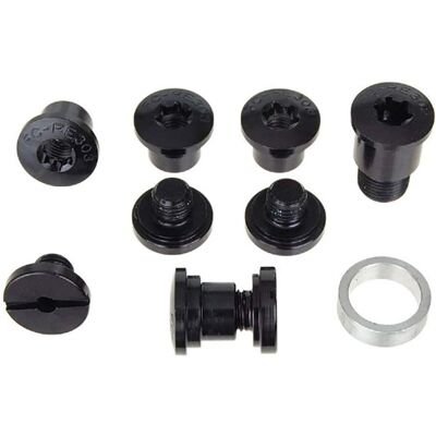 Śruby tarczy łańcuchowej Campagnolo Athena - Czarny Śruby tarczy łańcuchowej Campagnolo Athena - Czarny