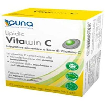 GUNA Lipidic Vitawin C 75 Capsule - Integratore per sistema immunitario e stanchezza GUNA Lipidic Vitawin C 75 Capsule - Integratore per sistema immunitario e stanchezza