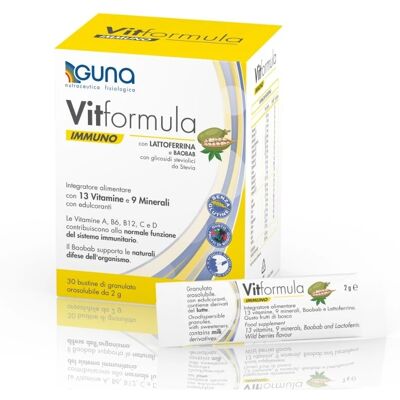 Guna Vitformula Immuno - Supporto immunitario 30 Stick Guna Vitformula Immuno - Supporto immunitario 30 Stick