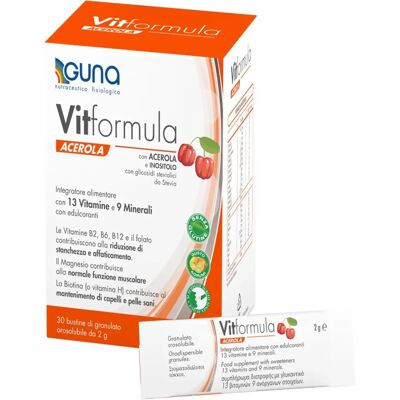 Guna Vit Acerola - Integratore Immunità & Antiossidante - 30 Stick Guna Vit Acerola - Integratore Immunità & Antiossidante - 30 Stick