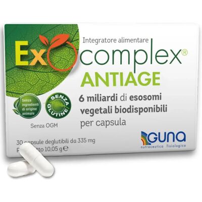 GUNA Exocomplex Antiage - Supporto Vitalità Pelle - 30 Capsule GUNA Exocomplex Antiage - Supporto Vitalità Pelle - 30 Capsule