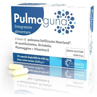 Guna Spa Pulmoguna 30 Capsule - Integratore per le Vie Respiratorie Guna Spa Pulmoguna 30 Capsule - Integratore per le Vie Respiratorie