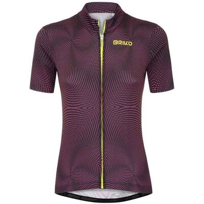 Maillot Briko Classic 2.0 manches courtes femme Noir XS - Jersey - Publicité Maillot Briko Classic 2.0 manches courtes femme Noir XS - Jersey - Publicité