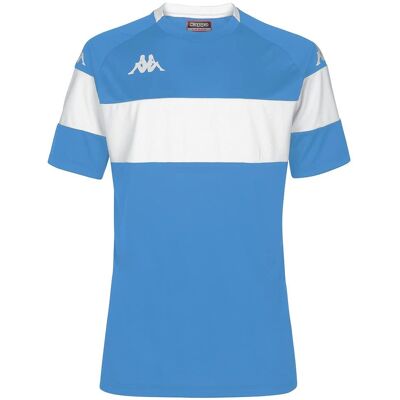 Camiseta Deportiva Kappa Dareto Azul Ajustada Camiseta Deportiva Kappa Dareto Azul Ajustada