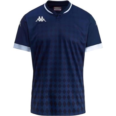 Kappa Bofi Azul Marinho-Branco Camiseta Polo - Camiseta Kappa Bofi Azul Marinho-Branco Camiseta Polo - Camiseta