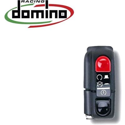 Domino Motorfietsschakelaar - KTM, Rieju, Zwart Domino Motorfietsschakelaar - KTM, Rieju, Zwart