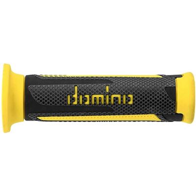 Empuñaduras Domino A350 - Antracita / Amarillo - 120mm Empuñaduras Domino A350 - Antracita / Amarillo - 120mm