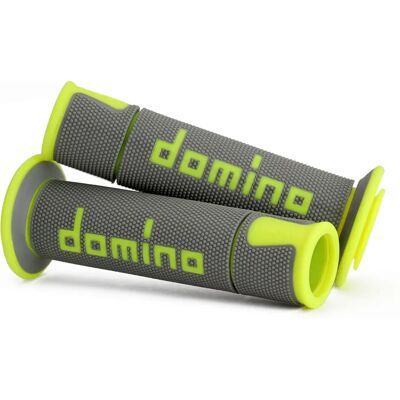 Domino A450 Lenkercover - Straße, Grau/Gelb, 120-125mm Domino A450 Lenkercover - Straße, Grau/Gelb, 120-125mm