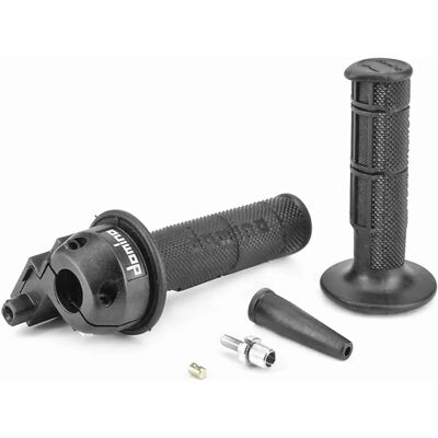 Domino Zwarte 22mm Korte Gashendel 3,6° voor Standaard & Race Domino Zwarte 22mm Korte Gashendel 3,6° voor Standaard & Race