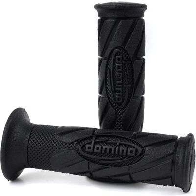 Poignées de guidon Domino - 120mm Noir - Poignées pour scooter Poignées de guidon Domino - 120mm Noir - Poignées pour scooter
