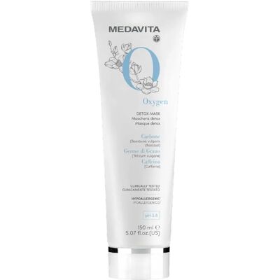 Medavita Oxygen Detox Máscara - Tratamento purificante para cabelo e couro cabeludo Medavita Oxygen Detox Máscara - Tratamento purificante para cabelo e couro cabeludo