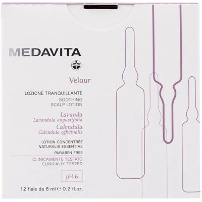 Medavita Velour Loțiune Calmantă pentru Scalp - Loțiune, Calmantă, Sensibilă, Hidratantă Medavita Velour Loțiune Calmantă pentru Scalp - Loțiune, Calmantă, Sensibilă, Hidratantă