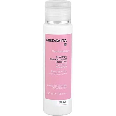 Medavita Brillance Shampoo Nourrissant - Soins pour Cheveux Secs - Publicité Medavita Brillance Shampoo Nourrissant - Soins pour Cheveux Secs - Publicité
