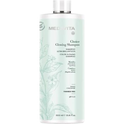 Medavita Marque Choice Glowing Shampoo - Soins Capillaires Ultra Brillants - Publicité Medavita Marque Choice Glowing Shampoo - Soins Capillaires Ultra Brillants - Publicité