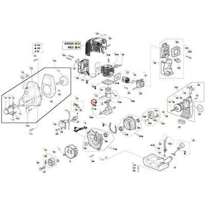 Active - 22106 - 2.5 - 25 - Parte di decespugliatore Active - 22106 - 2.5 - 25 - Parte di decespugliatore