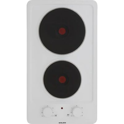 Glem GT320WH - Blanc - Plaque de cuisson électrique Glem GT320WH - Blanc - Plaque de cuisson électrique