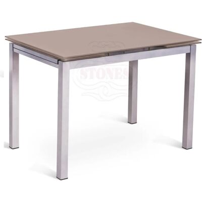 Mesa Extensible Stones Baud - Cappuccino - 110-170cm Mesa Extensible Stones Baud - Cappuccino - 110-170cm